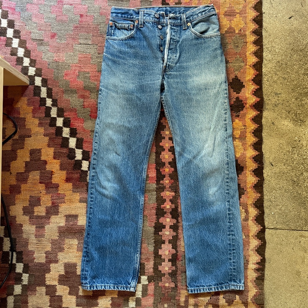 Vintage Levi's 501s blue jeans